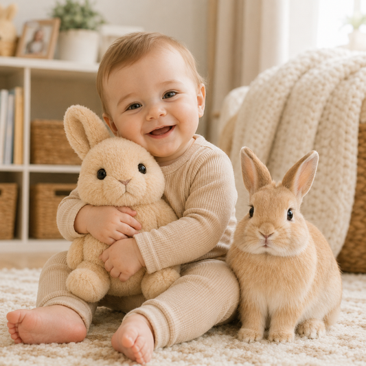 Custom Bunny Plush from Your Rabbit Photo