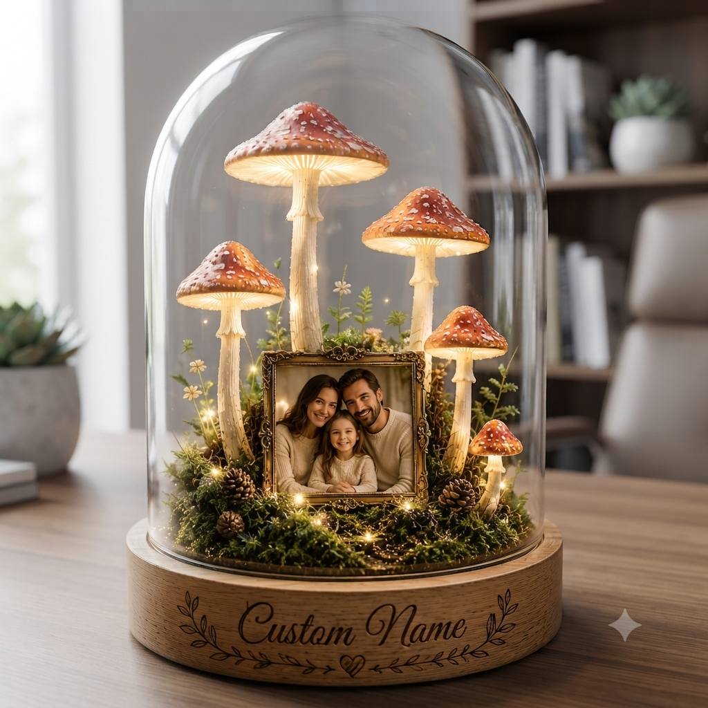 Custom Family Photo Anniversary Night Light