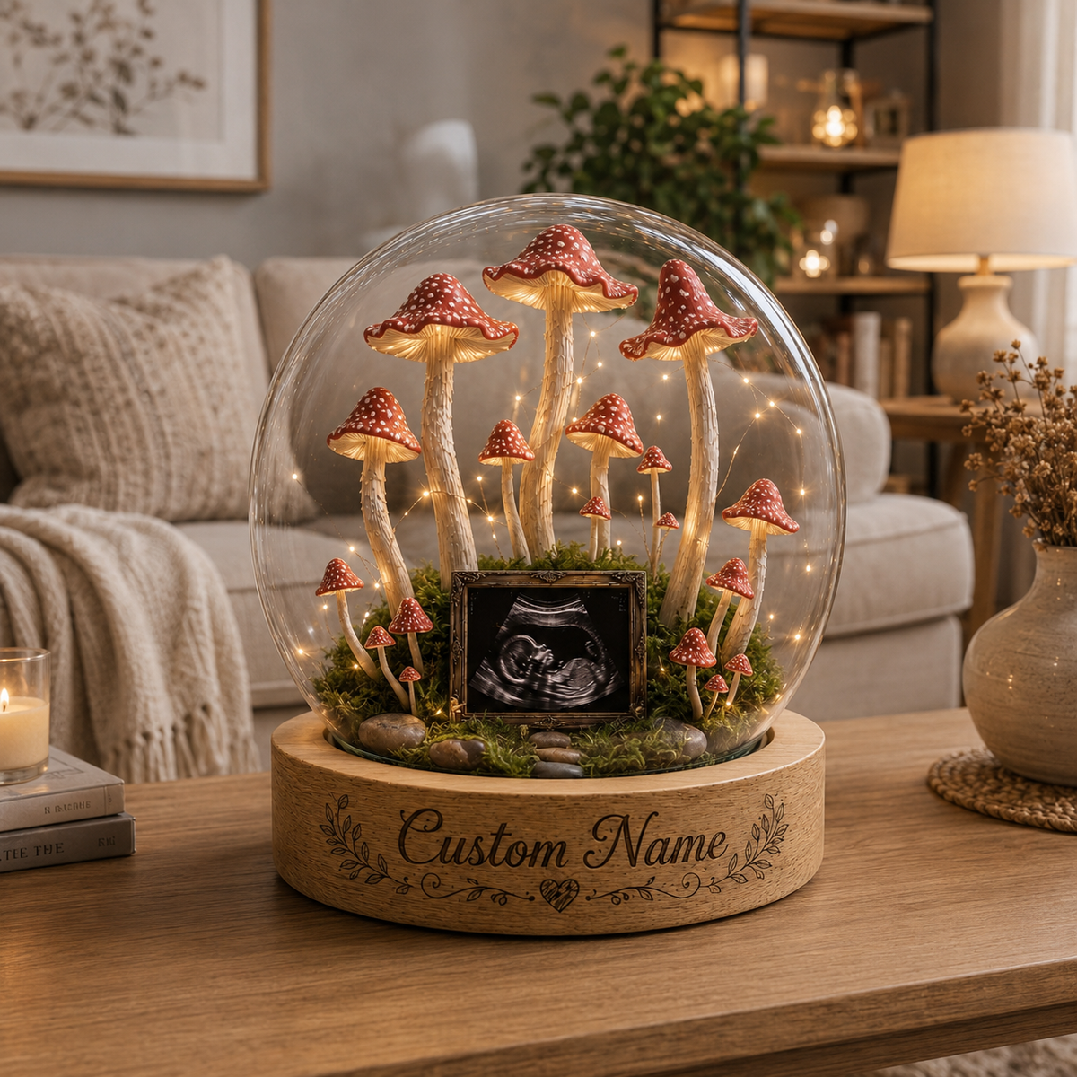 Custom Ultrasound Photo Baby Shower Night Light