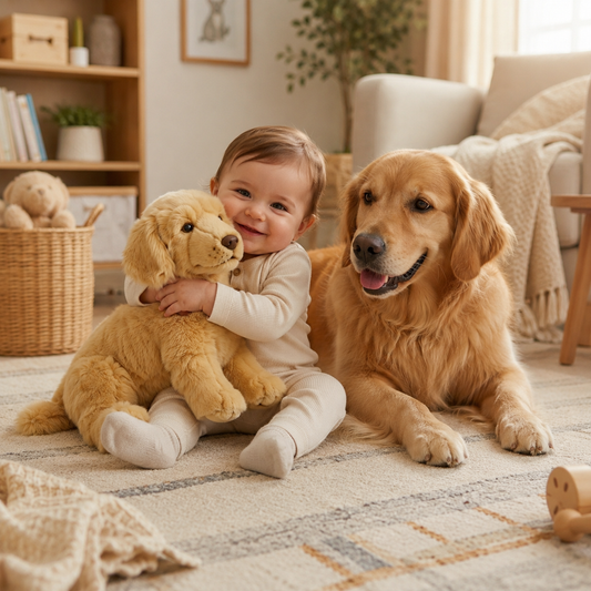 Custom Golden Retriever Plush from Pet Photo