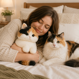 Custom Cat Plush Replica from Your Pet Photo