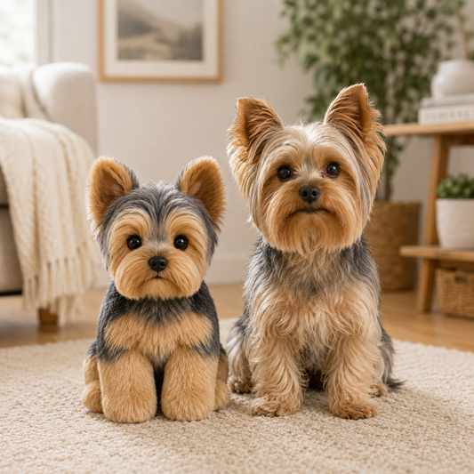 Custom Yorkie Plush from Your Dog Photo
