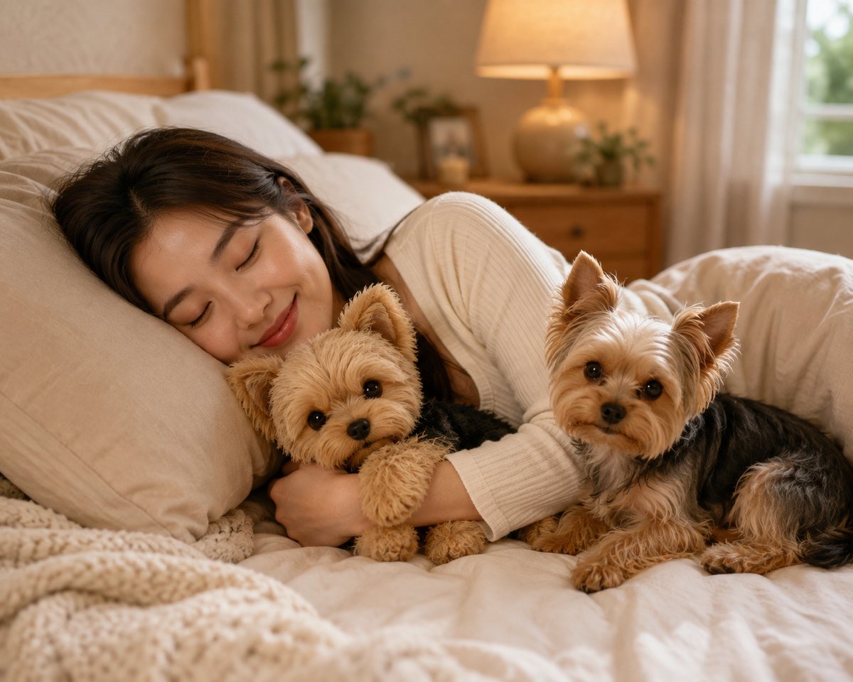 Custom Yorkie Plush from Your Dog Photo