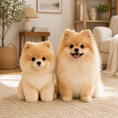 Custom Pomeranian Plush from Your Pet Photo