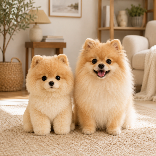 Custom Pomeranian Plush from Your Pet Photo