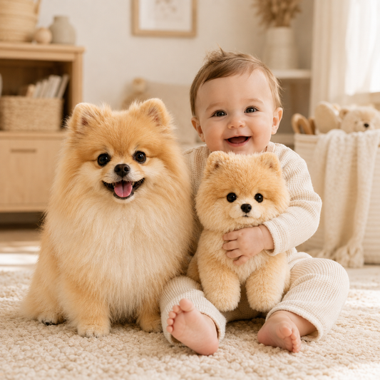 Custom Pomeranian Plush from Your Pet Photo