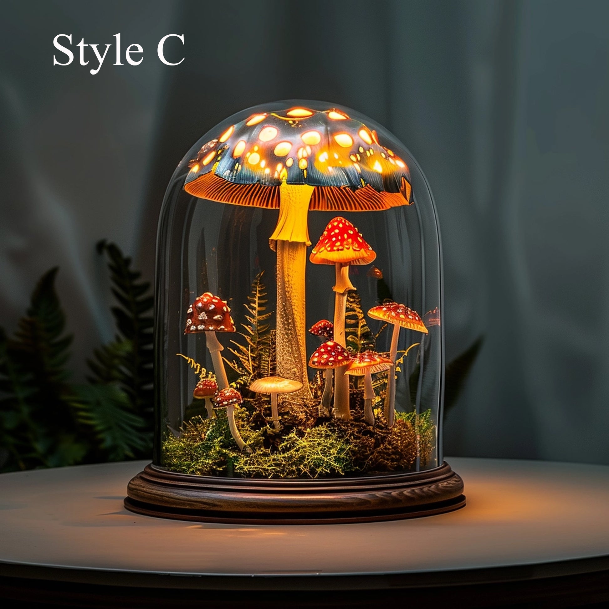Personalized Mushroom Lamp for Plant Lovers