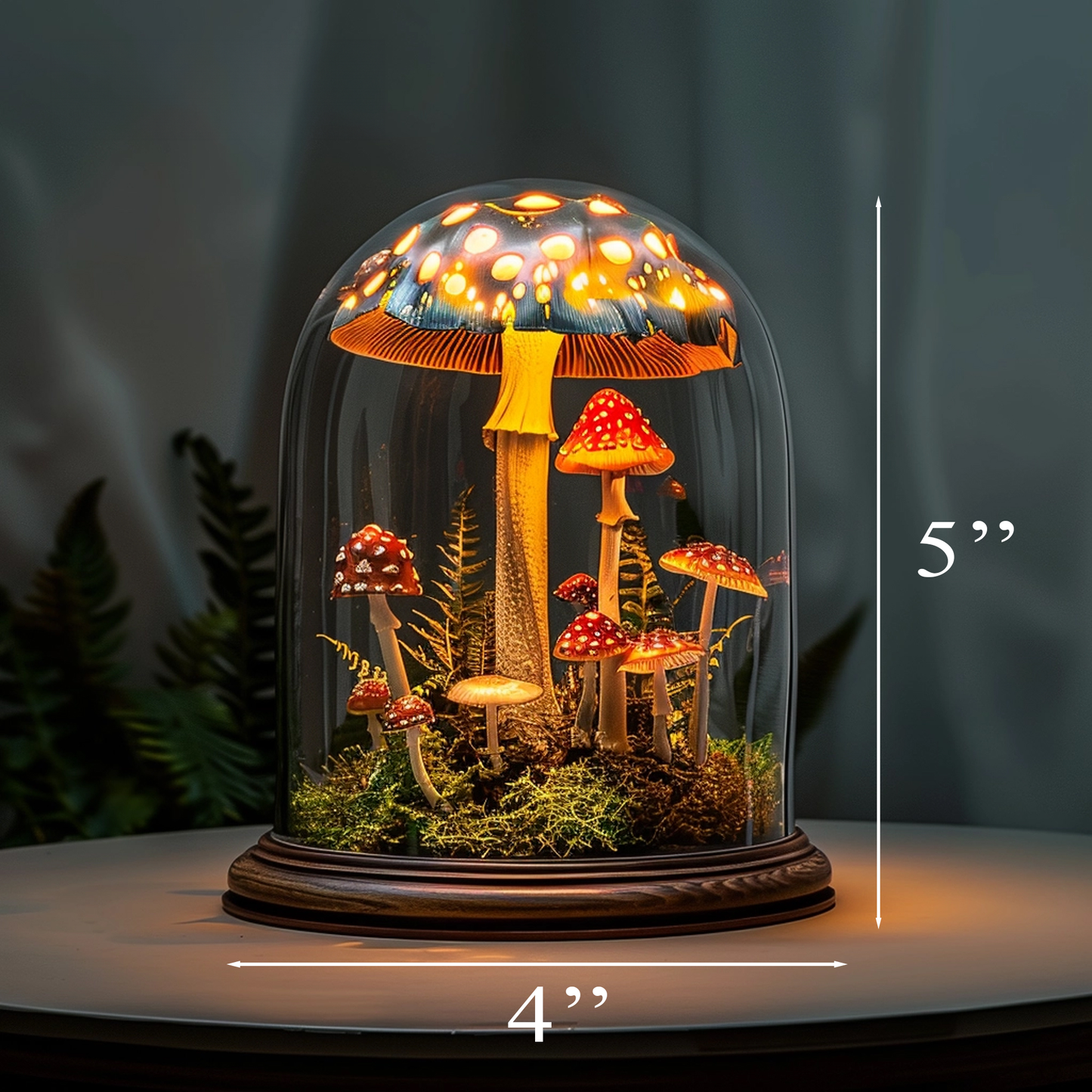 Personalized Mushroom Lamp for Plant Lovers