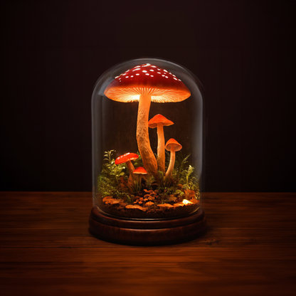 Soft Glow Mushroom Bedside Night Light