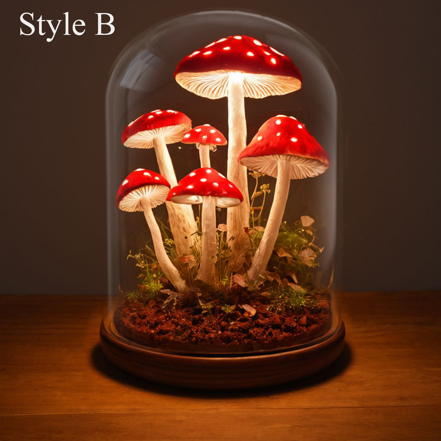 Soft Glow Mushroom Bedside Night Light