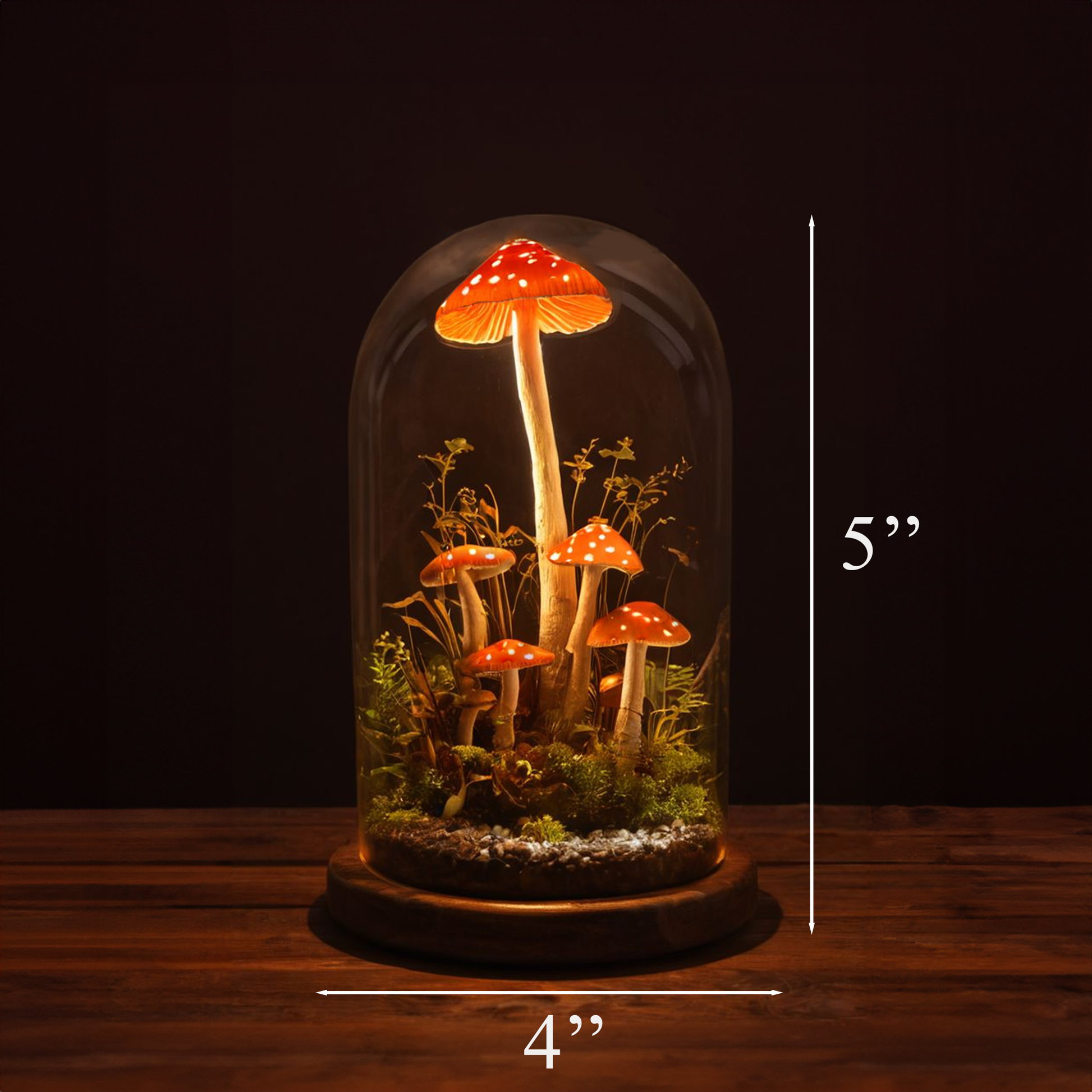 Soft Glow Mushroom Bedside Night Light