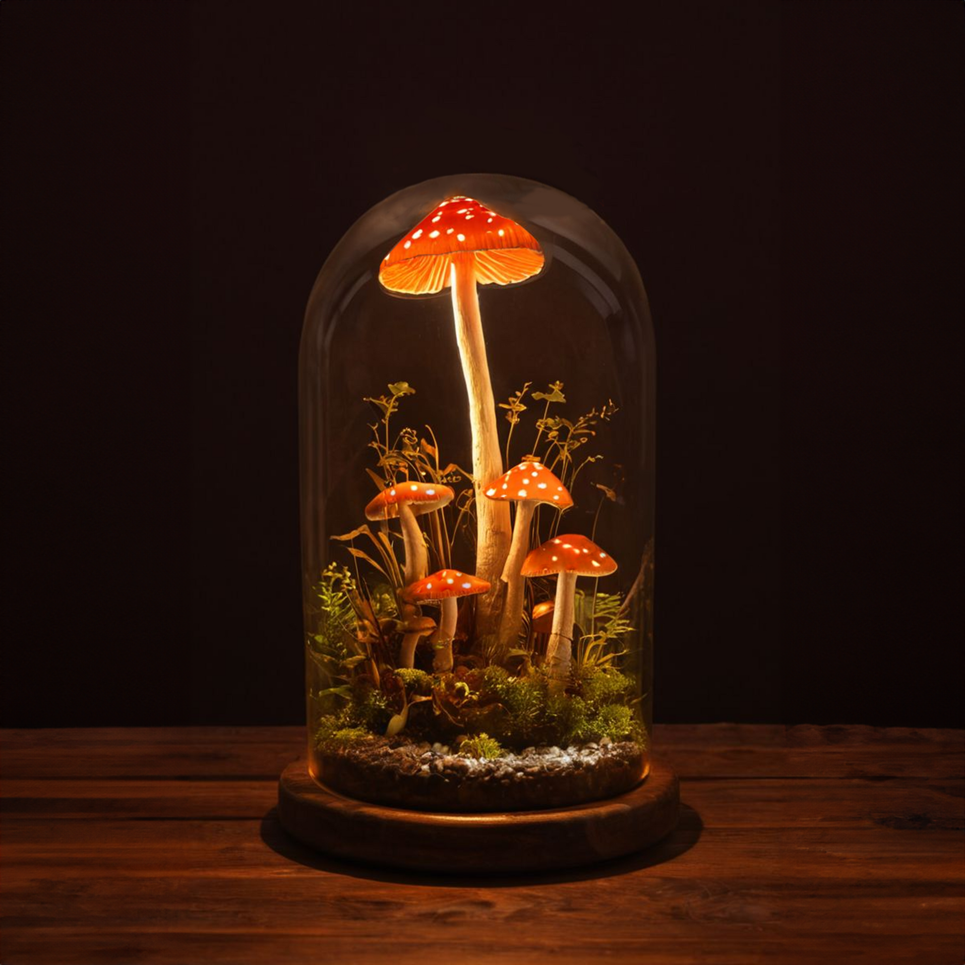 Soft Glow Mushroom Bedside Night Light