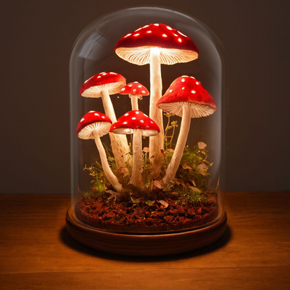 Soft Glow Mushroom Bedside Night Light