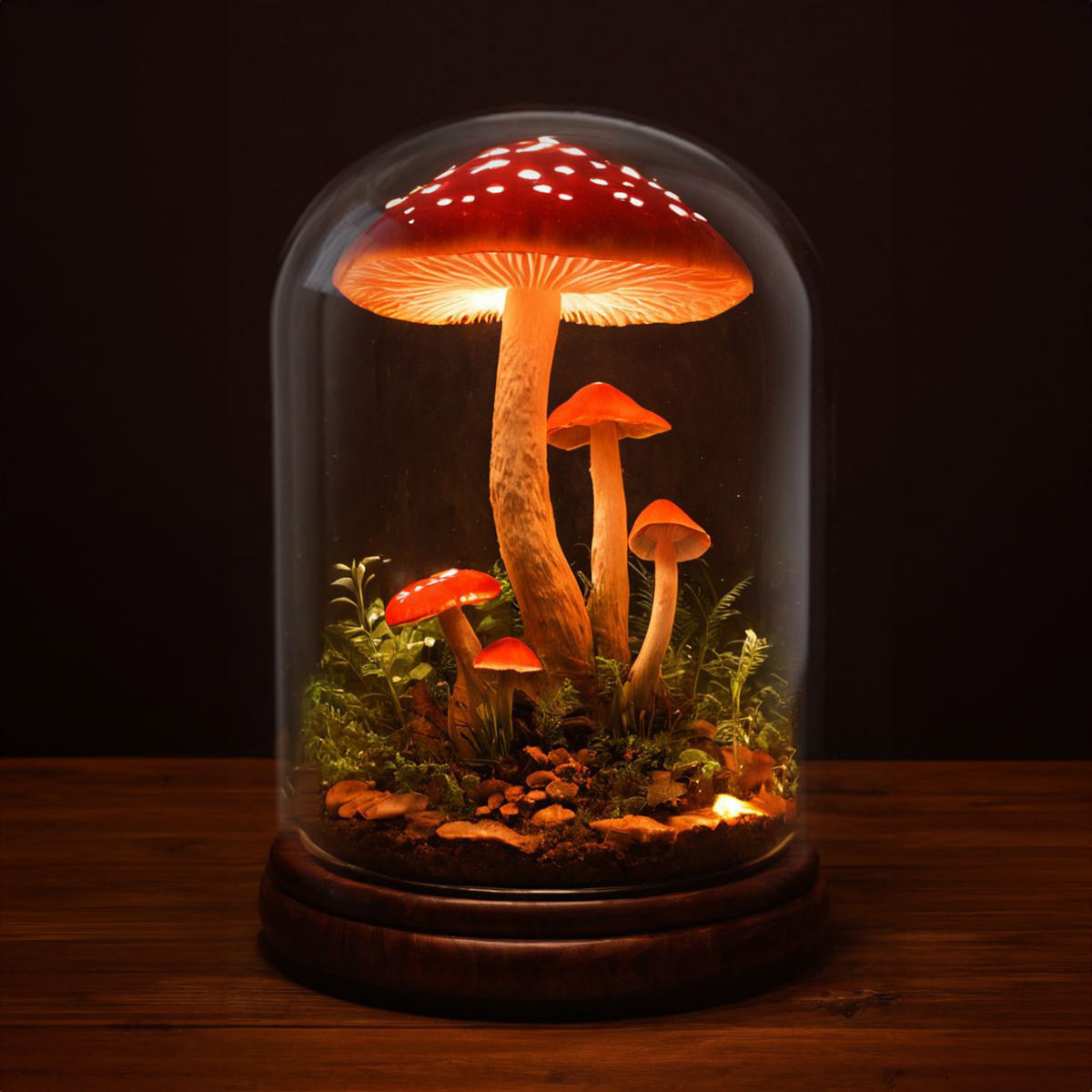 Soft Glow Mushroom Bedside Night Light