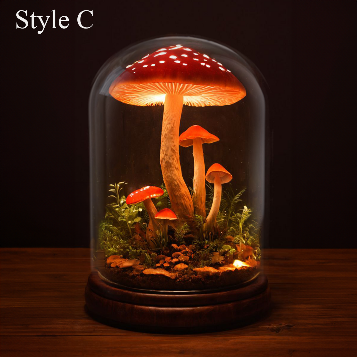 Soft Glow Mushroom Bedside Night Light