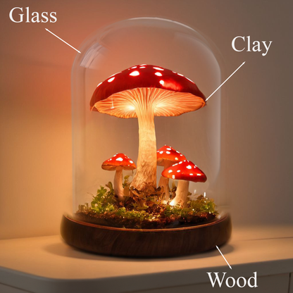 Mushroom Shaped Fairy Garden Night Light