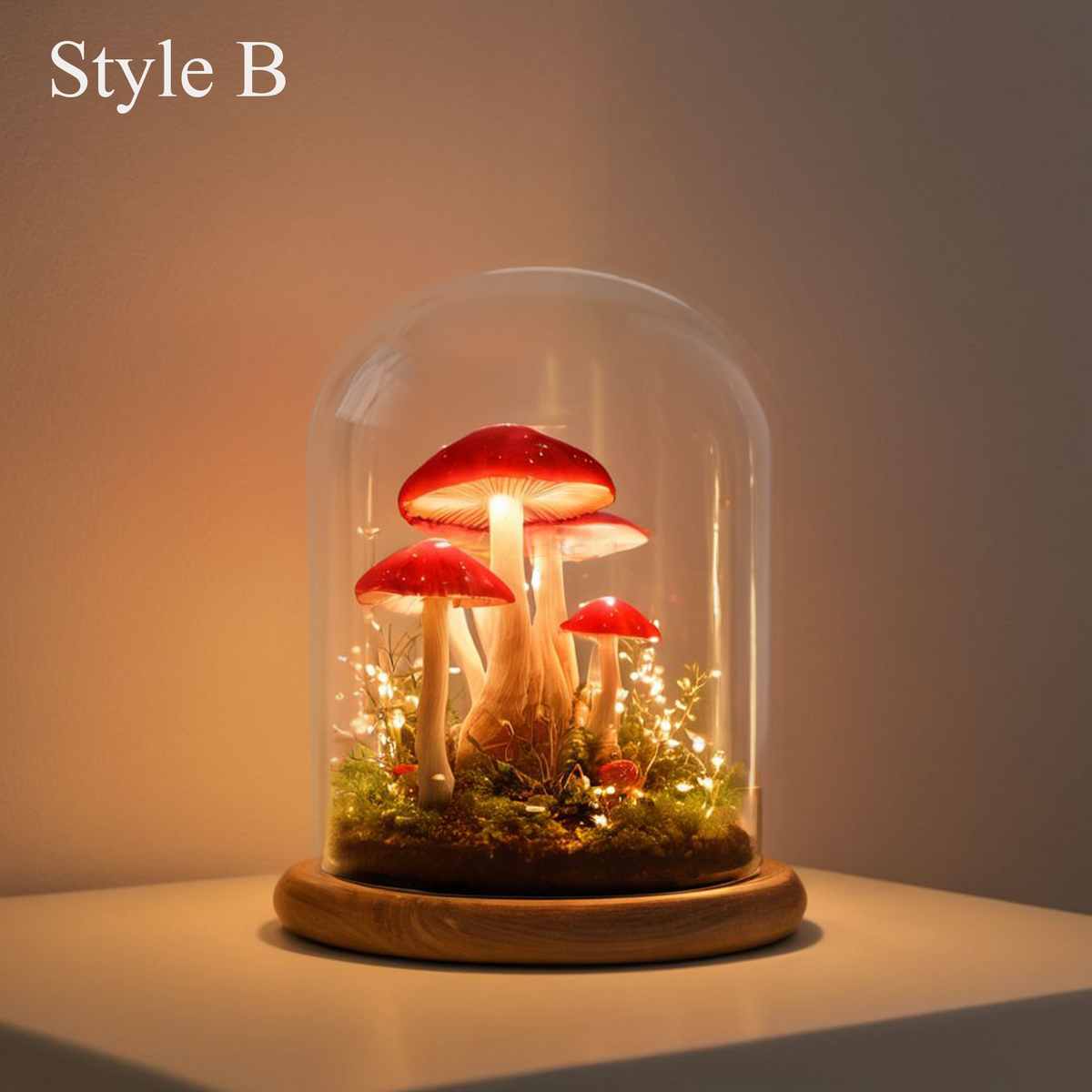 Mushroom Shaped Fairy Garden Night Light
