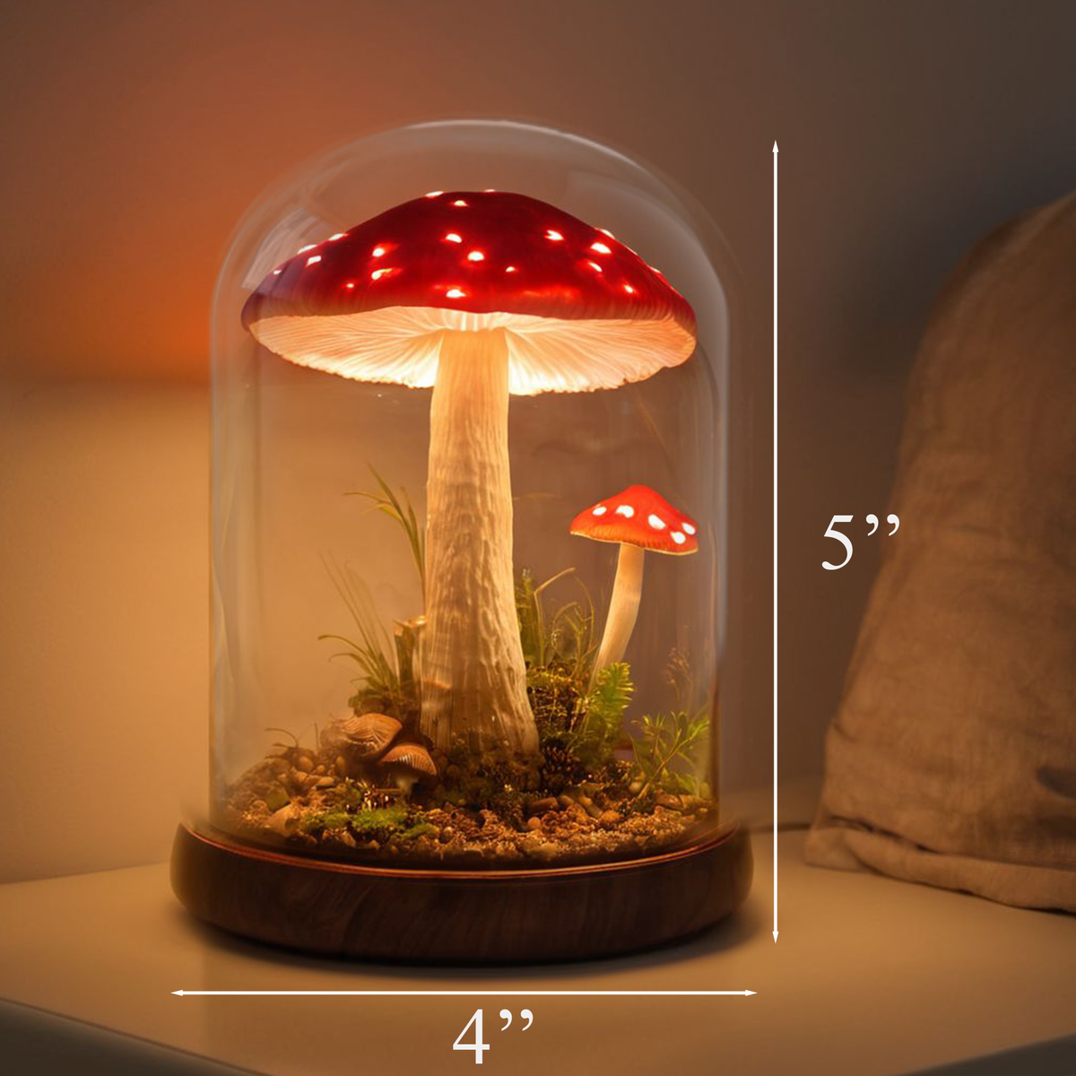 Mushroom Shaped Fairy Garden Night Light
