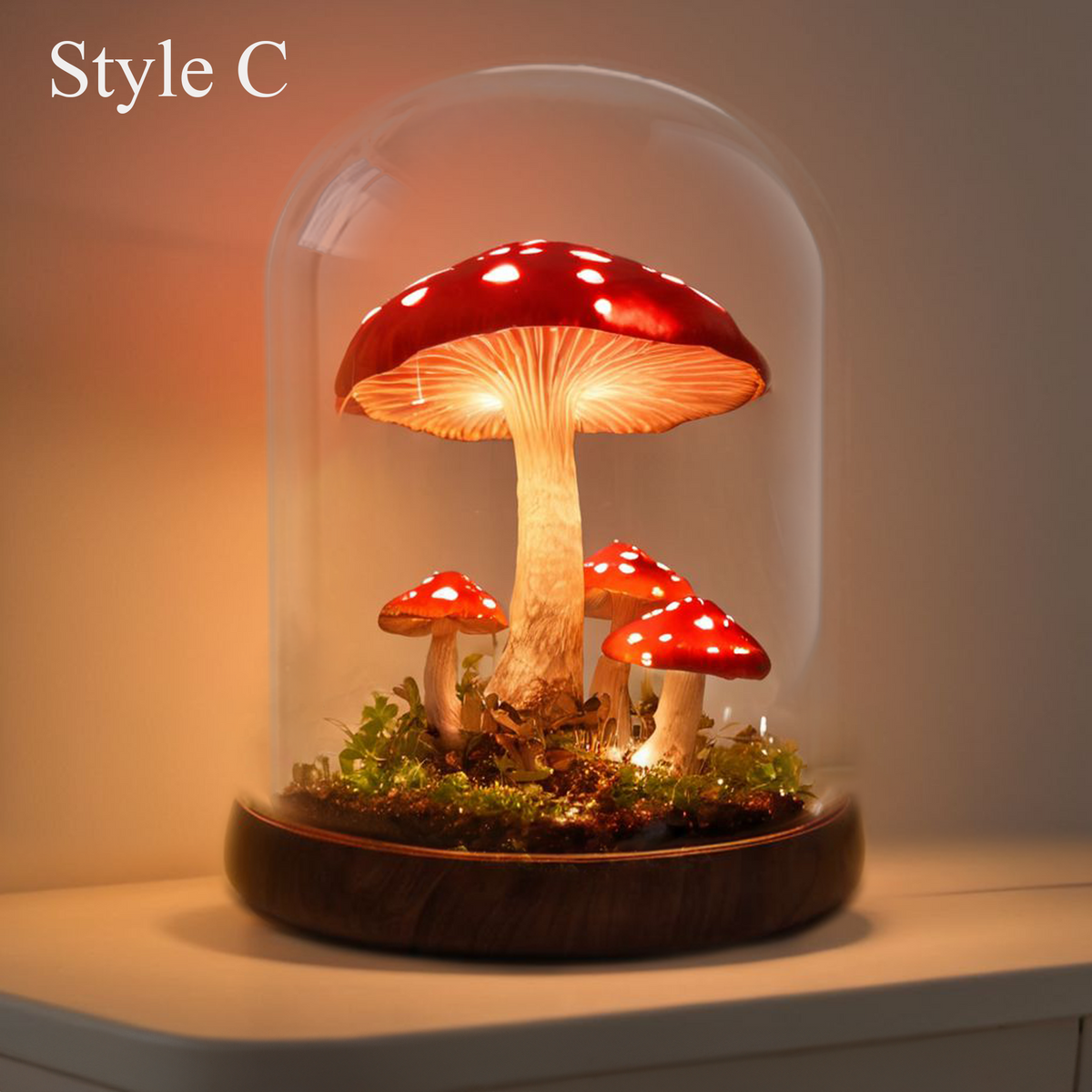 Mushroom Shaped Fairy Garden Night Light