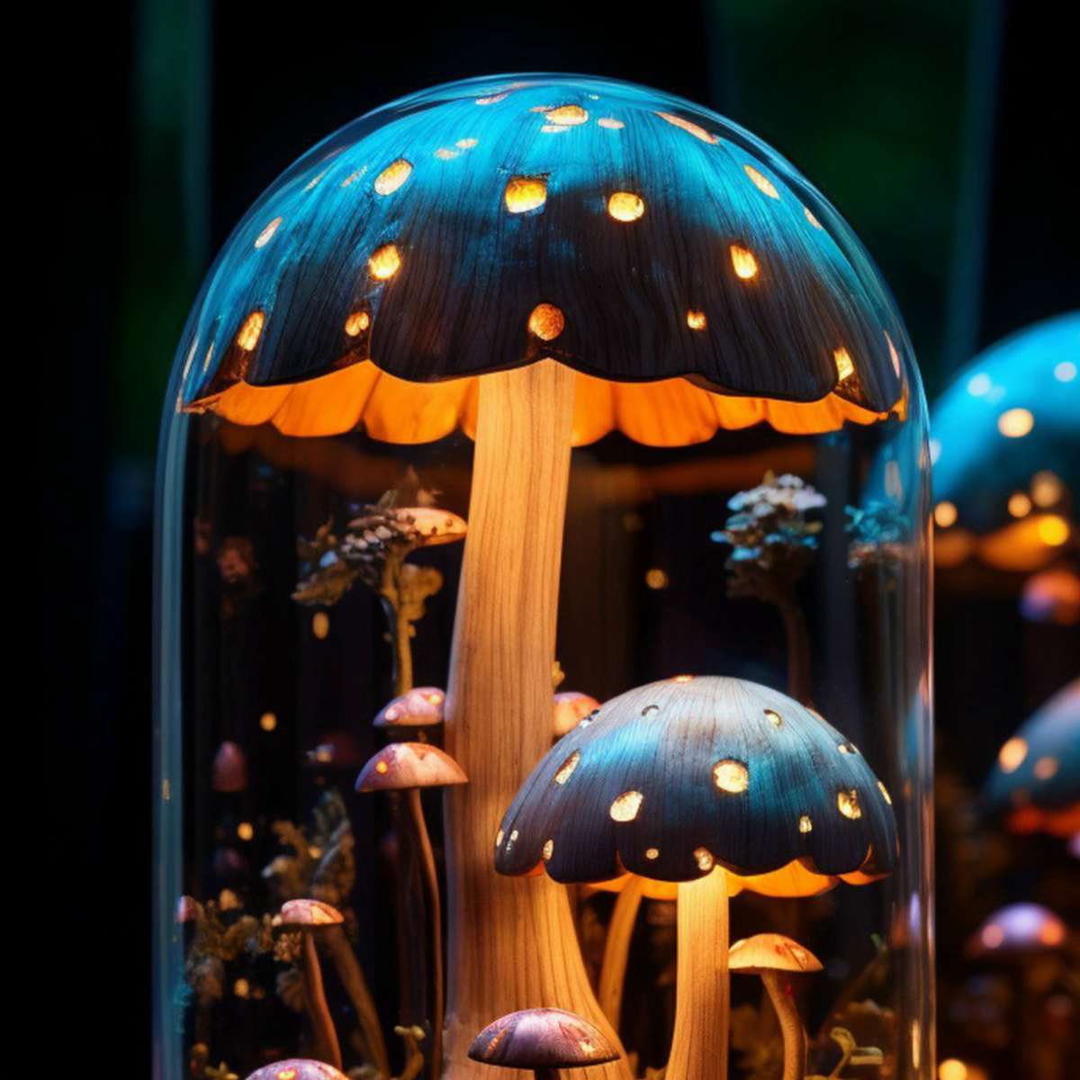 Custom Toadstool Nursery Night Light