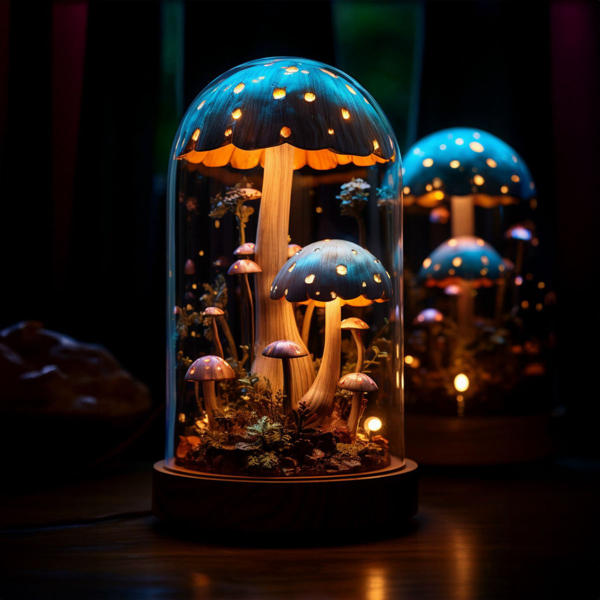 Custom Toadstool Nursery Night Light