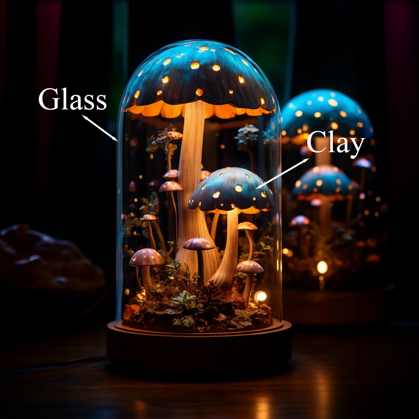 Custom Toadstool Nursery Night Light