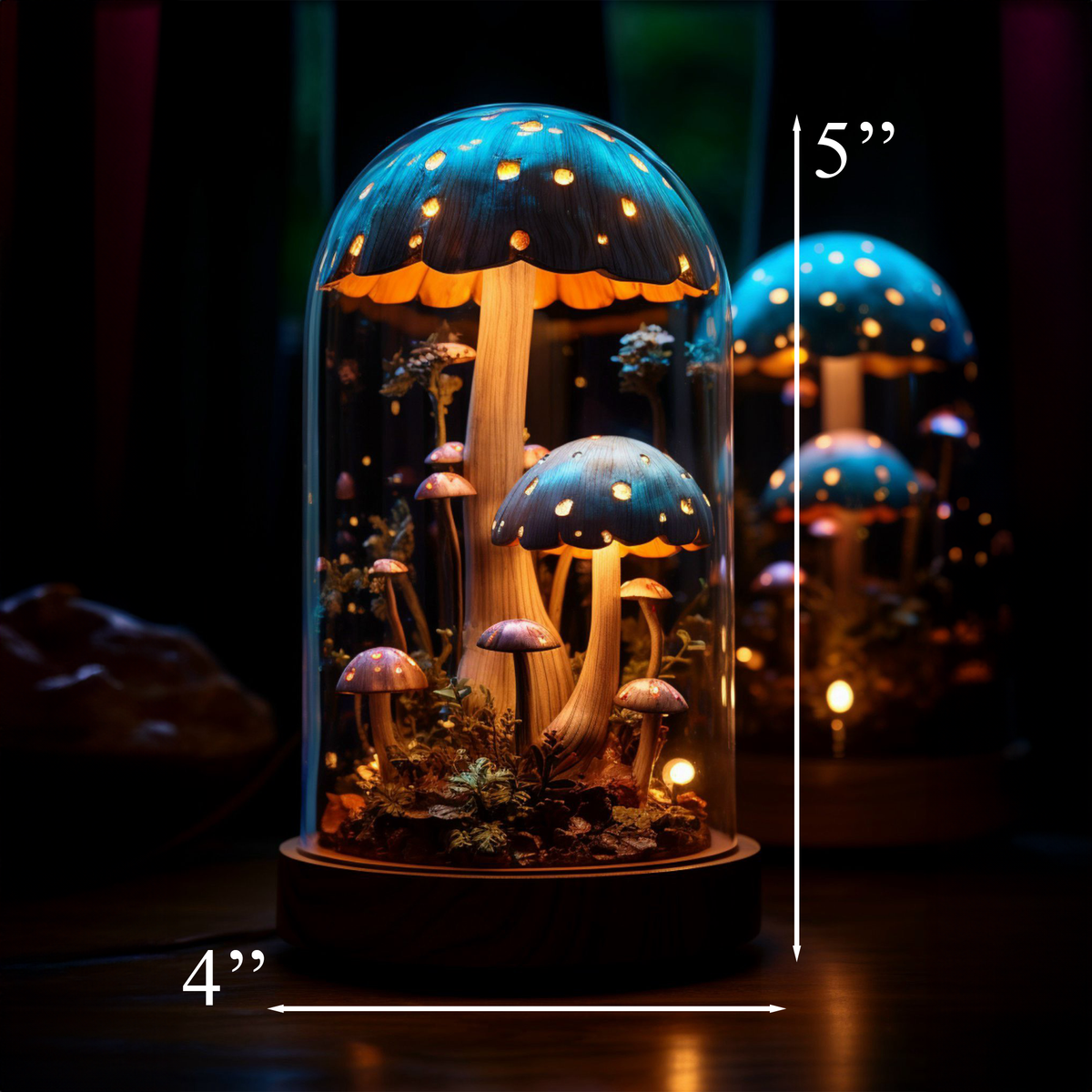 Custom Toadstool Nursery Night Light